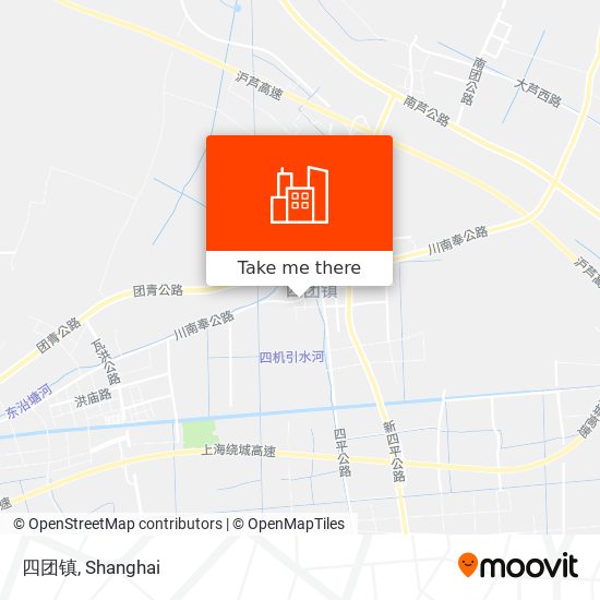 四团镇 map