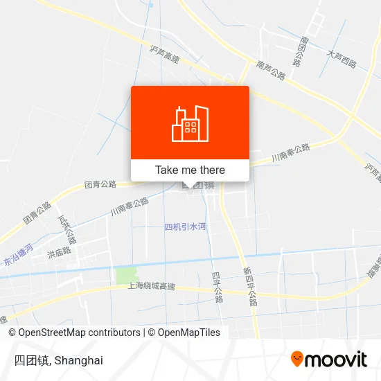四团镇 map