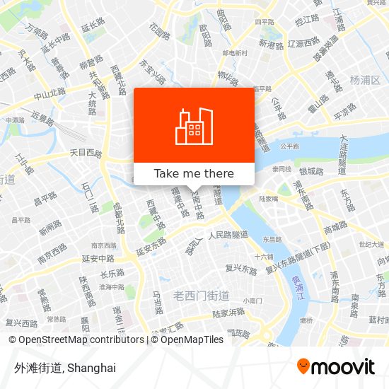 外滩街道 map