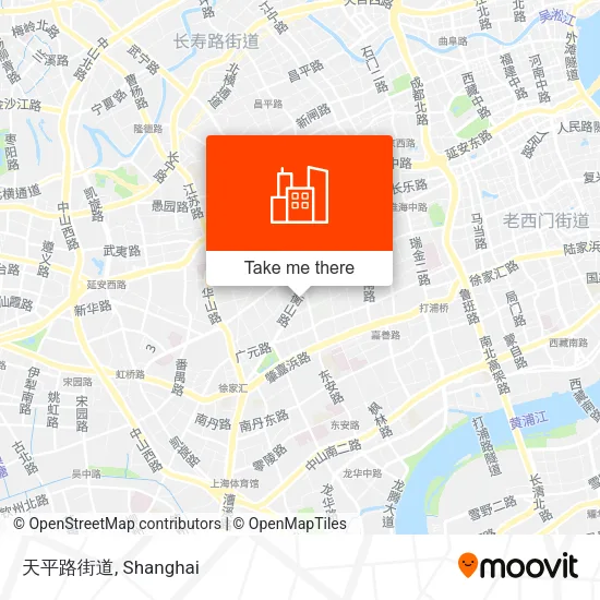 天平路街道 map