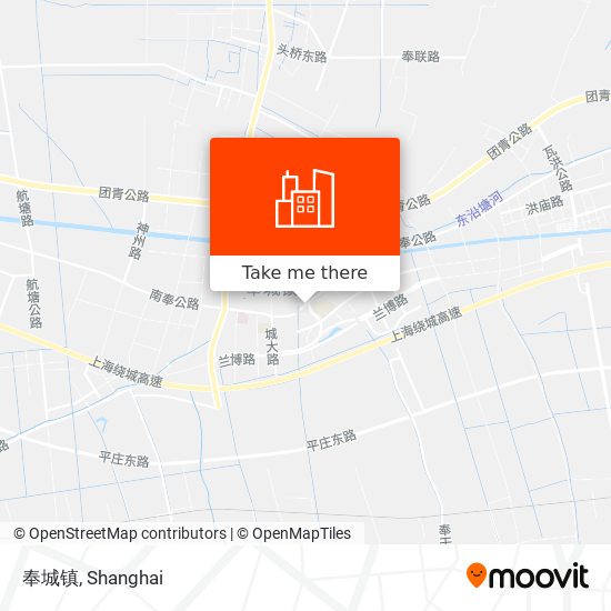 奉城镇 map