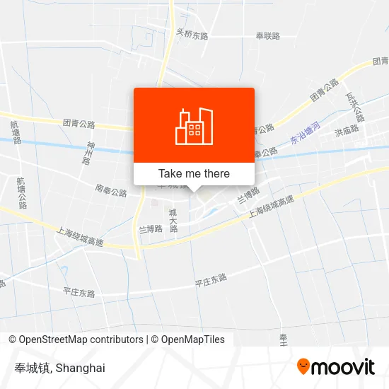奉城镇 map