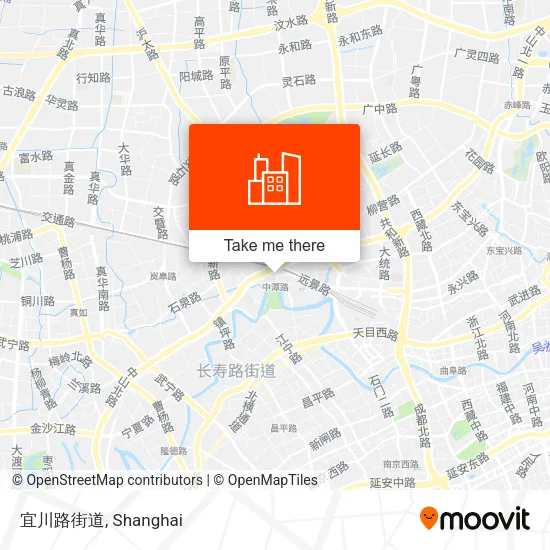 宜川路街道 map