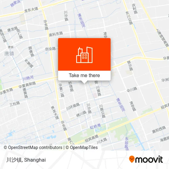 川沙镇 map
