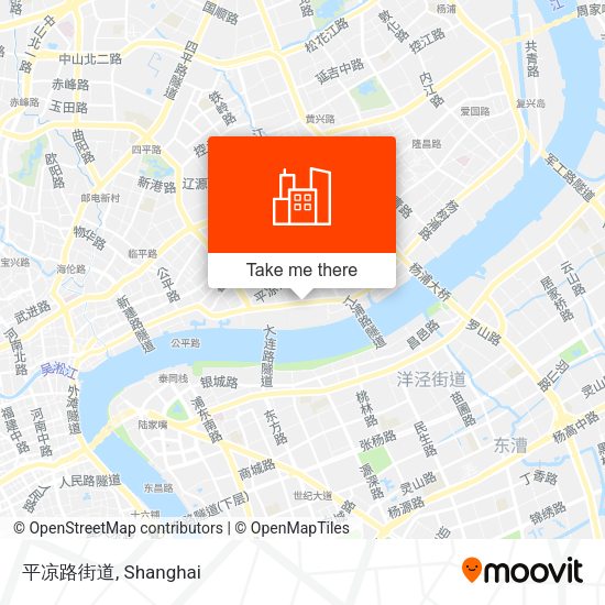 平凉路街道 map