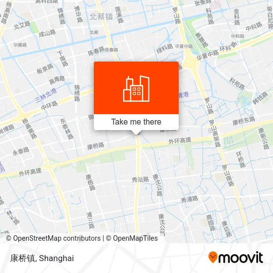 康桥镇 map