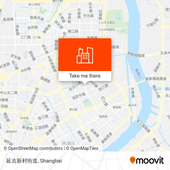延吉新村街道 map