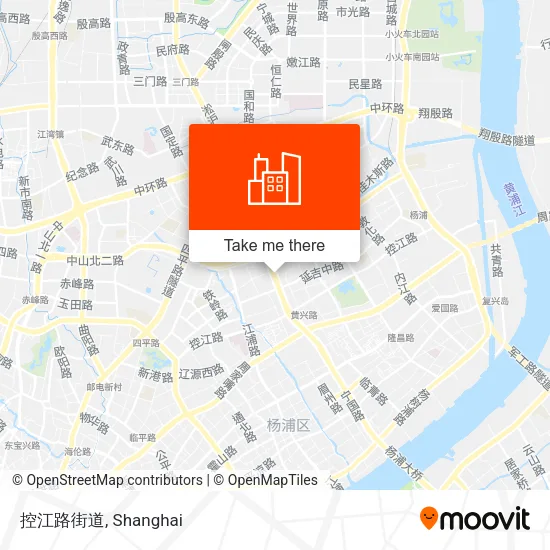 控江路街道 map