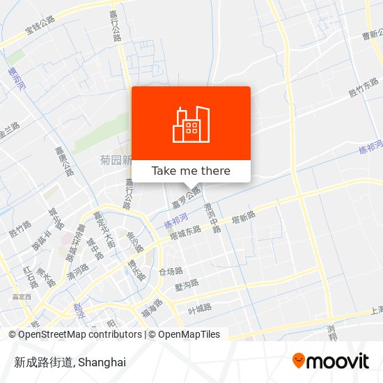 新成路街道 map