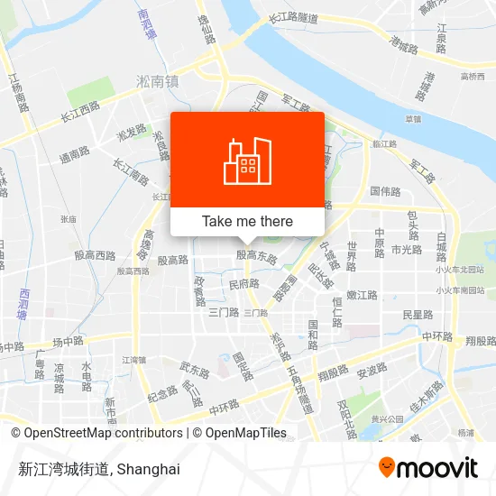 新江湾城街道 map