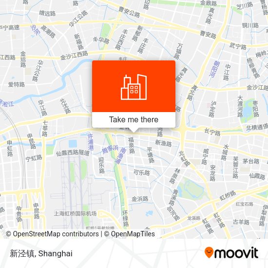 新泾镇 map