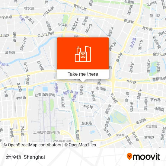 新泾镇 map