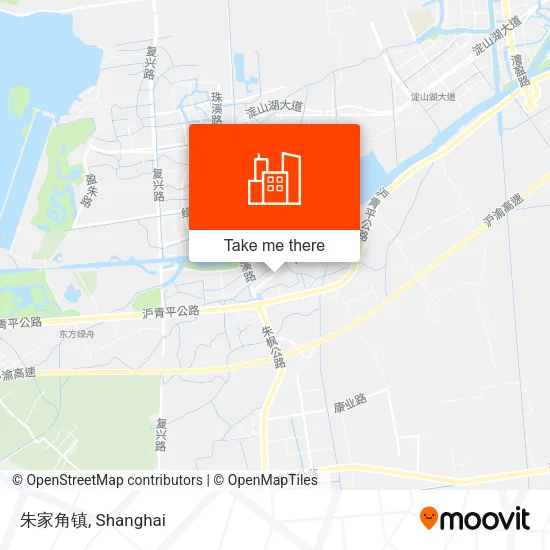 朱家角镇 map