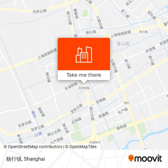 杨行镇 map