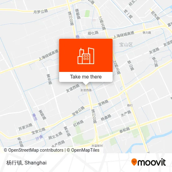 杨行镇 map