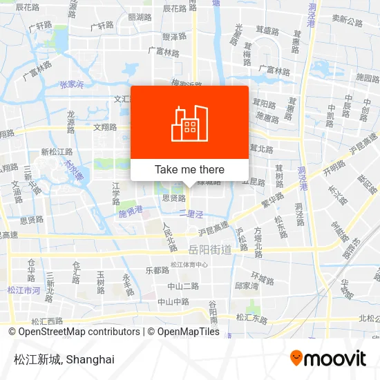 松江新城 map