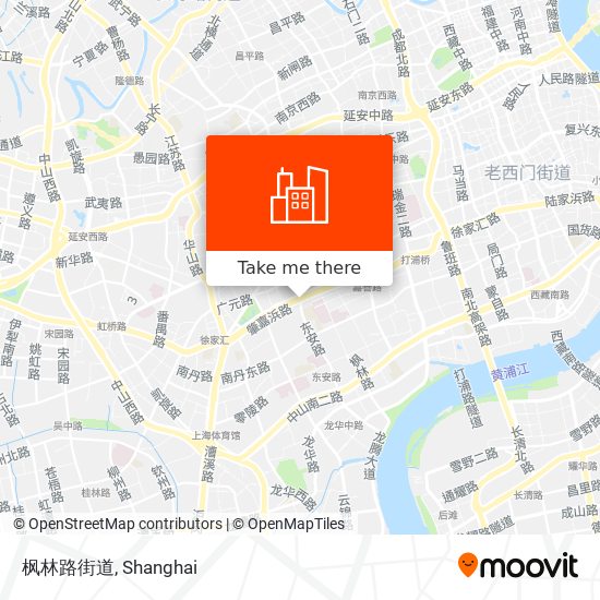枫林路街道 map
