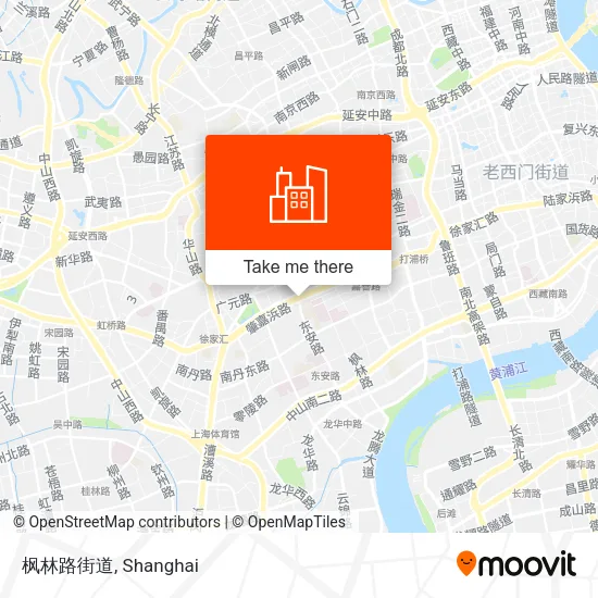 枫林路街道 map