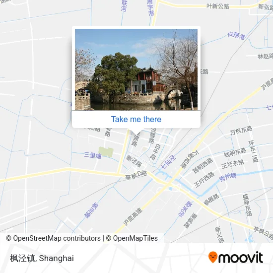 枫泾镇 map