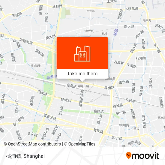 桃浦镇 map