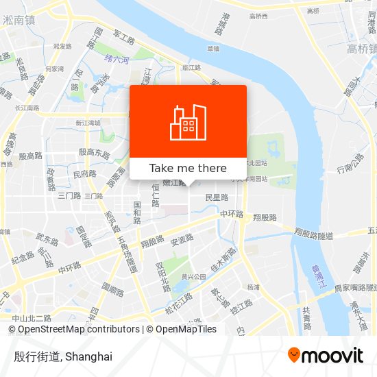 殷行街道 map