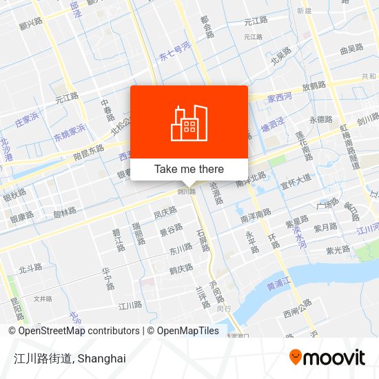 江川路街道 map