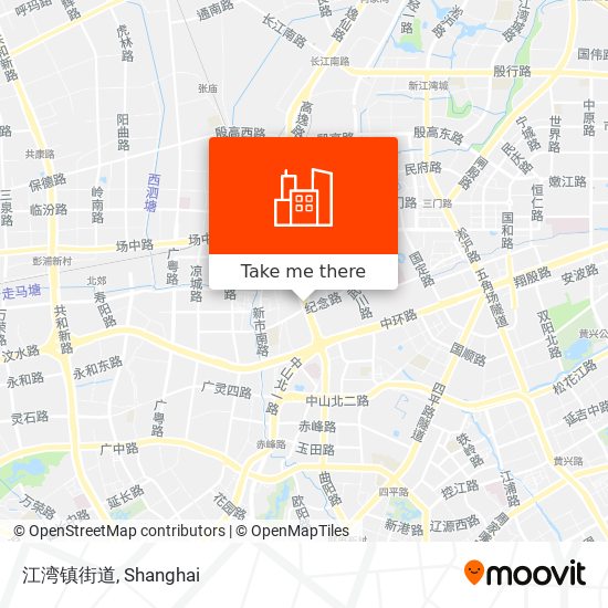 江湾镇街道 map