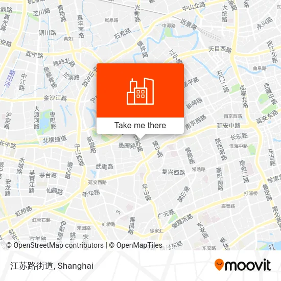 江苏路街道 map