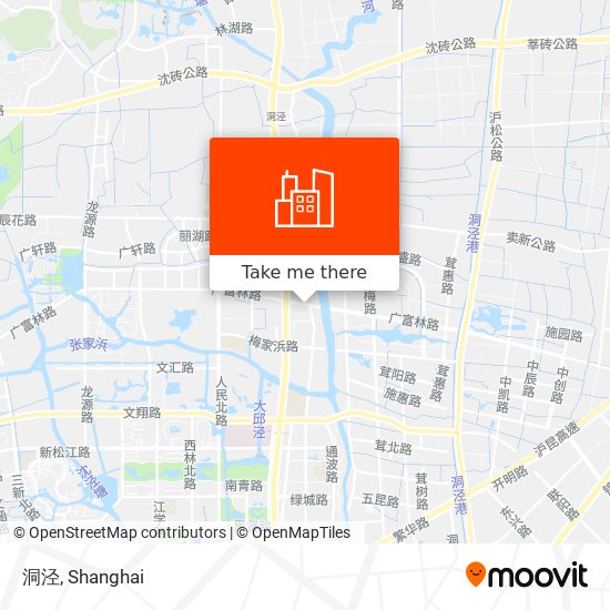 洞泾 map