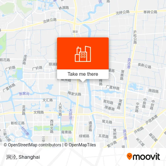 洞泾 map