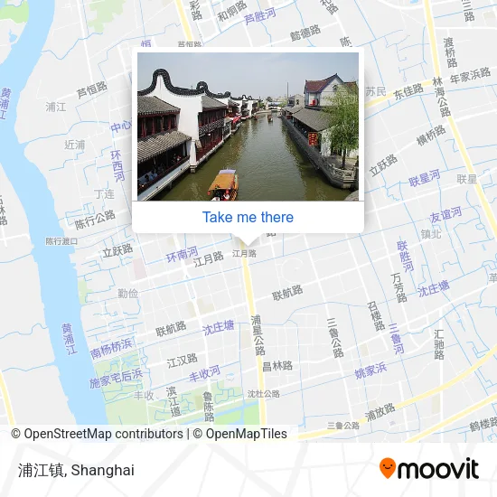浦江镇 map