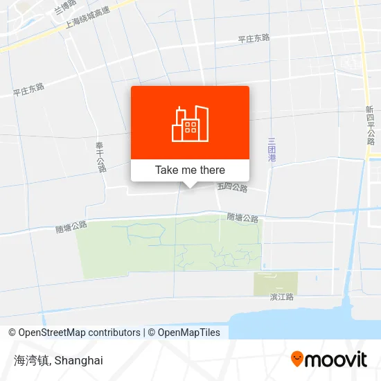 海湾镇 map