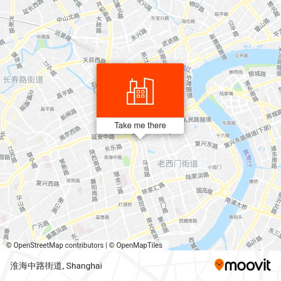淮海中路街道 map