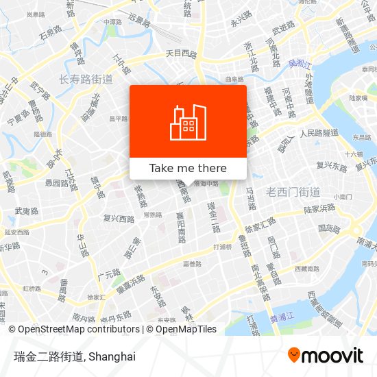 瑞金二路街道 map