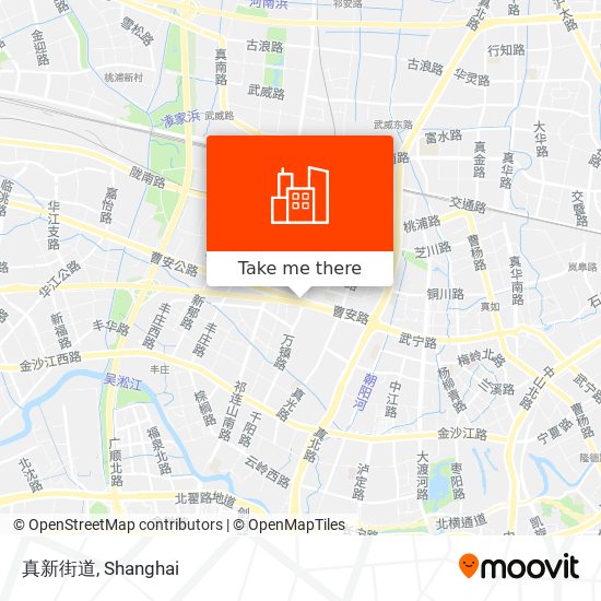真新街道 map