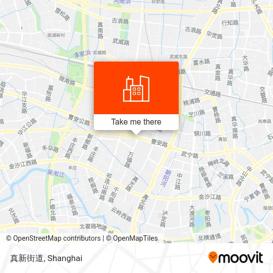 真新街道 map