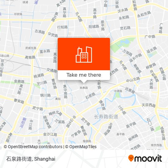 石泉路街道 map