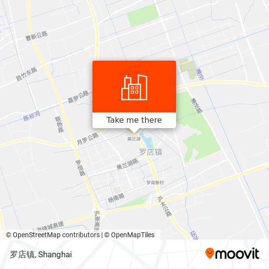 罗店镇 map