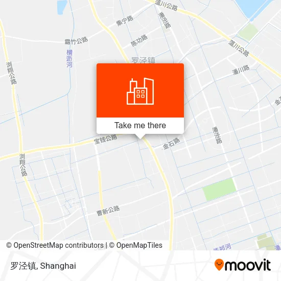 罗泾镇 map