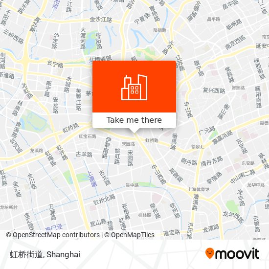 虹桥街道 map
