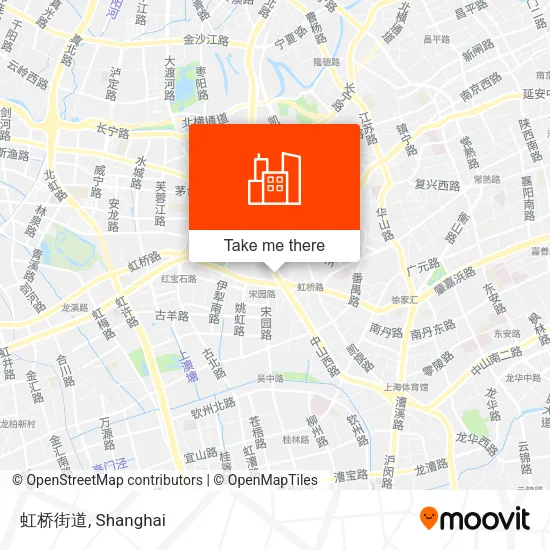 虹桥街道 map