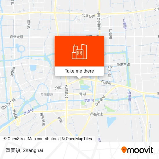 重固镇 map