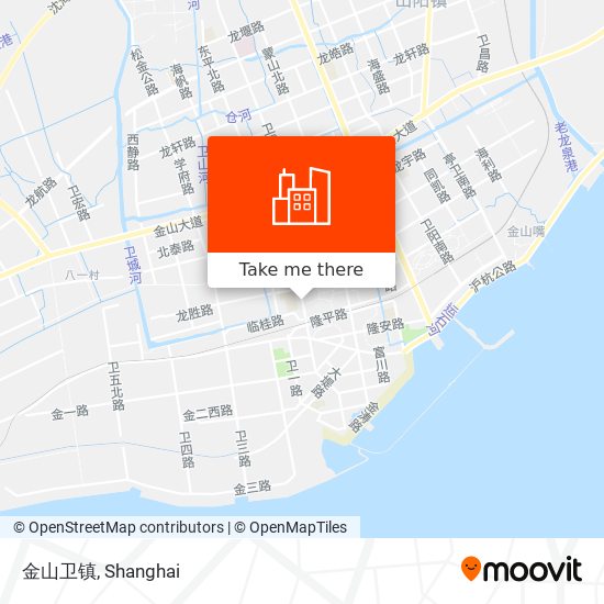 金山卫镇 map