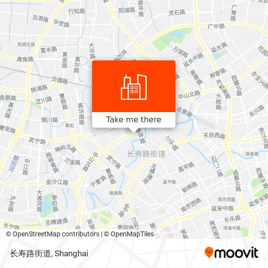长寿路街道 map