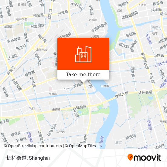 长桥街道 map