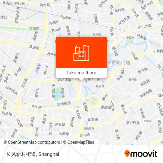 长风新村街道 map