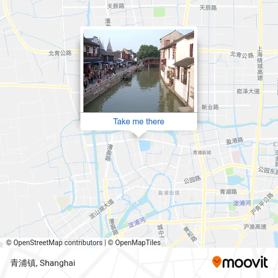 青浦镇 map