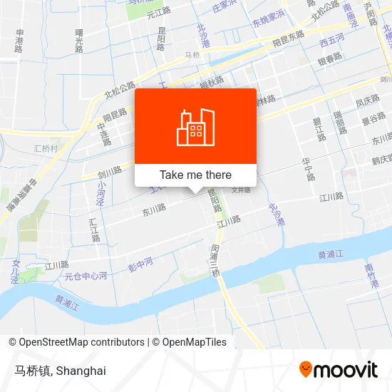 马桥镇 map