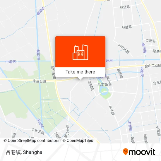 吕巷镇 map