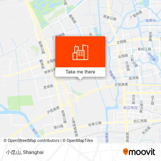 小昆山 map
